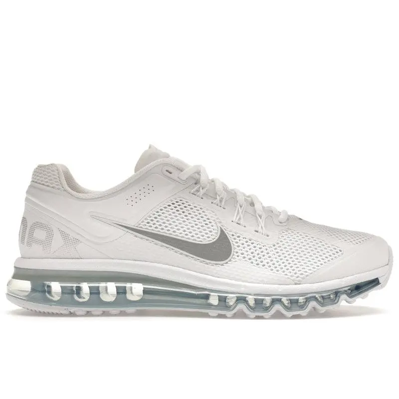 Nike Men's Air Max 2013 White Metallic Slver Running Shoes, from StockX