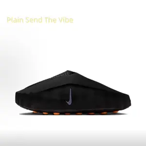 Trendy Casual Comfortable Slip-On Slippers for Men - Black