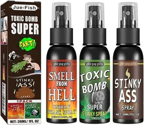 Potent Stink Fart Bomb, Funny Party Prank Spray, TikTok Prank Challenge Stuff 1Pc 30ml Fart Spray, Extra Strong Stink Bomb Perfect for Parties & April Fools Day