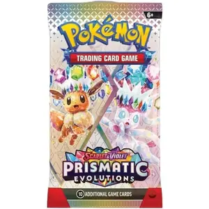 Pokemon TCG: Scarlet & Violet Prismatic Evolutions Booster Pack (Random Art) - 10 Cards
