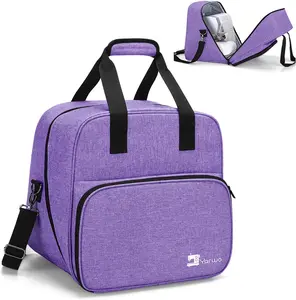 Large Capacity Device Carry Bag, Durable Water-Resistant Storage Tote with Shoulder Strap, Multi-Pocket Protective Organizer