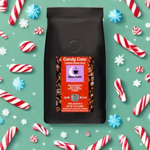 Candy Cane Flavored Premium Coffee - Natural Flavor, 200g Packaging, Perfect for Coffee Lovers