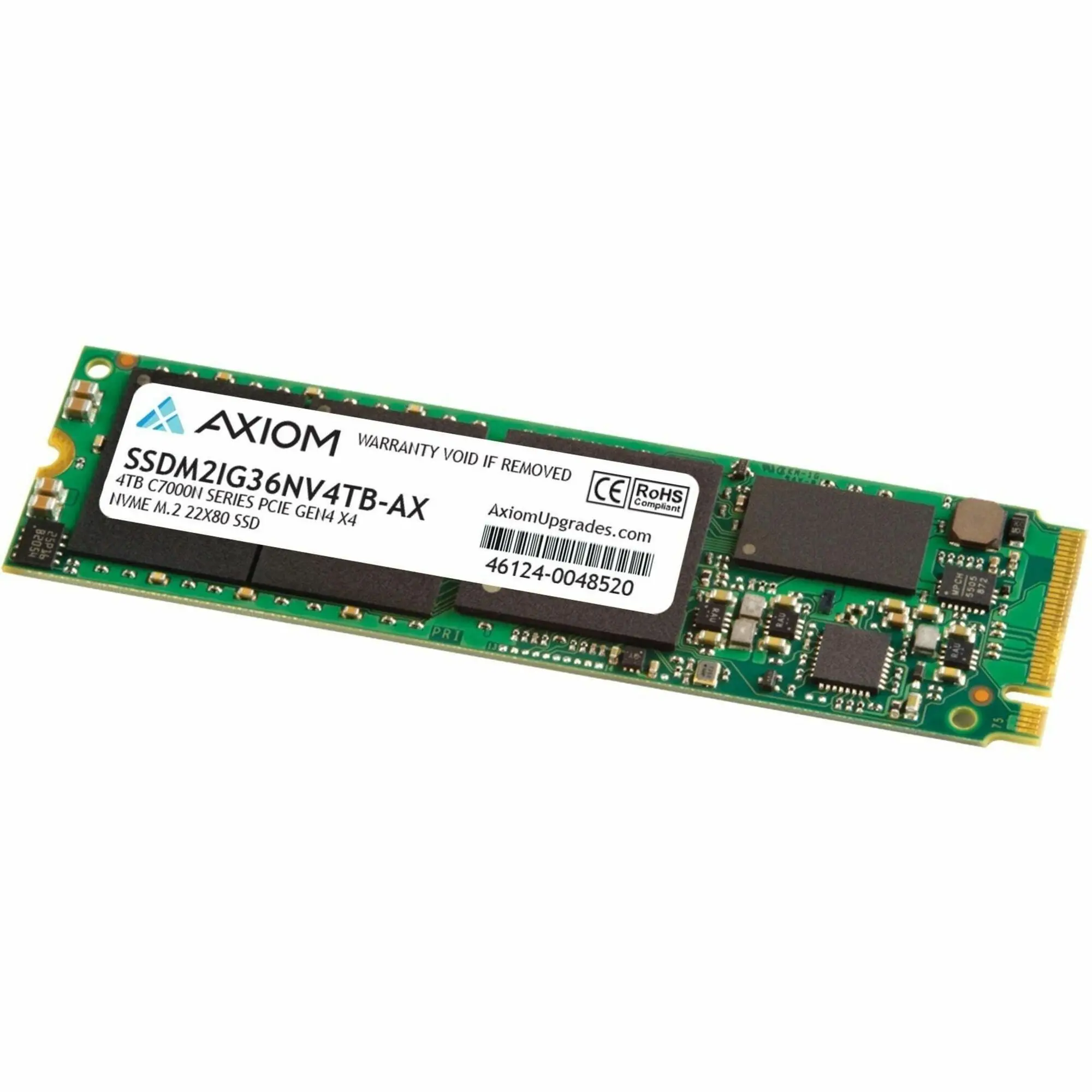 Axiom C7000n 4 TB Solid State Drive - M.2 2280 Internal - PCI Express NVMe (PCI Express NVMe 4.0 x4)