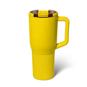 BrüMate Müv 35oz 100% Leakproof | Cup-Holder Friendly Insulated Coffee & Travel Mug | Built-in Silicone Sleeve and Comfort Grip Handle