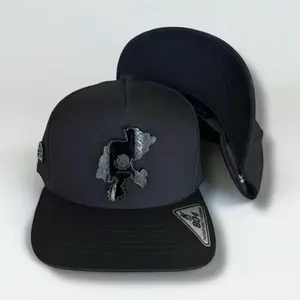 Zacatecas Hats Black SnapBack for Men - Adjustable SnapBack Design, Classic Black Color, Versatile Baseball Cap Accessory