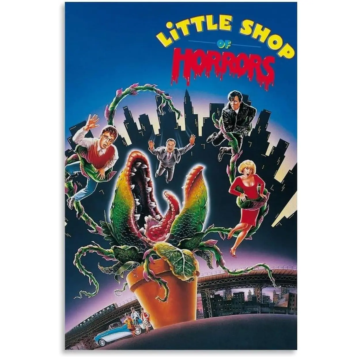 Little Shop of Horrors Movie Poster Canvas Art Posters for Room Aesthetic And Wall Art Picture Living Room Decor Poster