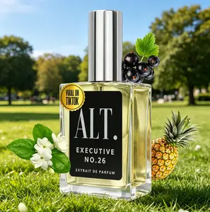 ALT. FRAGRANCES Executive No.26 Extrait de Parfum 60ml Inspired by Creed Aventus Men Long Lasting Woody Fruity Perfume With Bergamot Pineapple Oakmoss Masculine Daily Scent