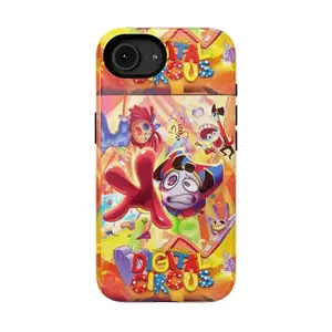 The Digital Circus Phone Case, Cartoon Series Tough Case
