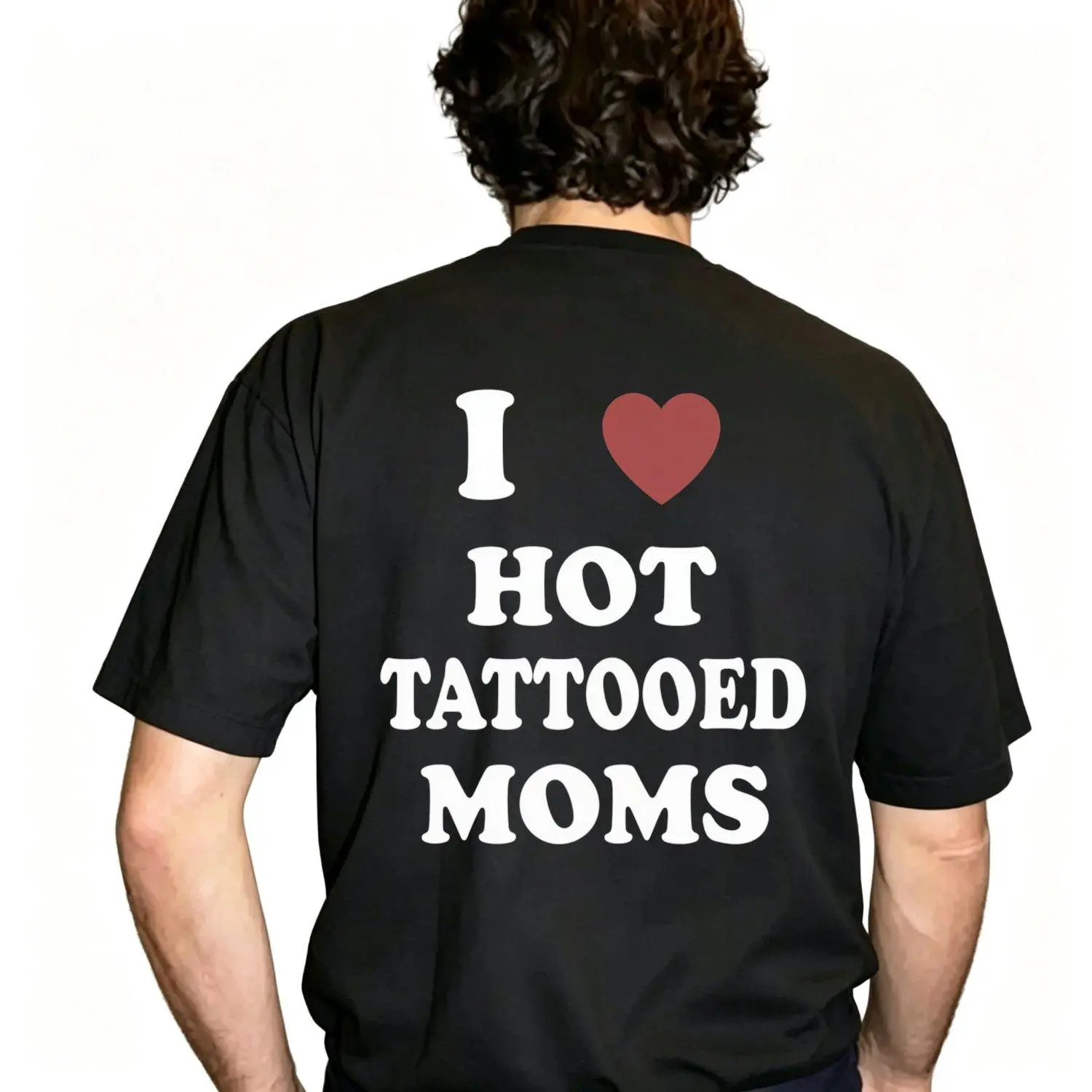 Retro Tattooed Moms Graphic Tee Men Vintage Statement Shirt Bold Typography Pinup Inspired Rockabilly Everyday Casual TShirt