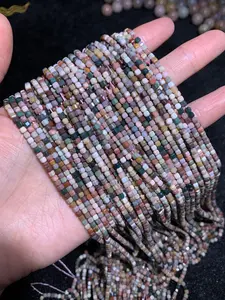 Alashan  cube beads strand 2mm+