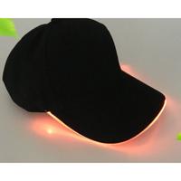 Black hat orange light