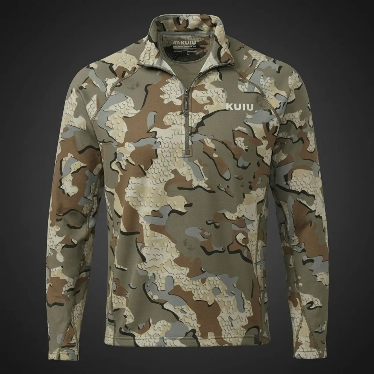 Premium Mid-Weight Synthetic Half-Zip Base Layer | Thermal Breathable Outdoor Training Top for Hiking & Running