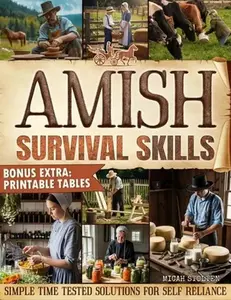 Amish Survival Skills: Discover Time Honored Amish Ways to Live Off the Grid: Enjoy Freedom, Peace of Mind, and a Sustainable Simple Life -- Micah Stolten, Paperback