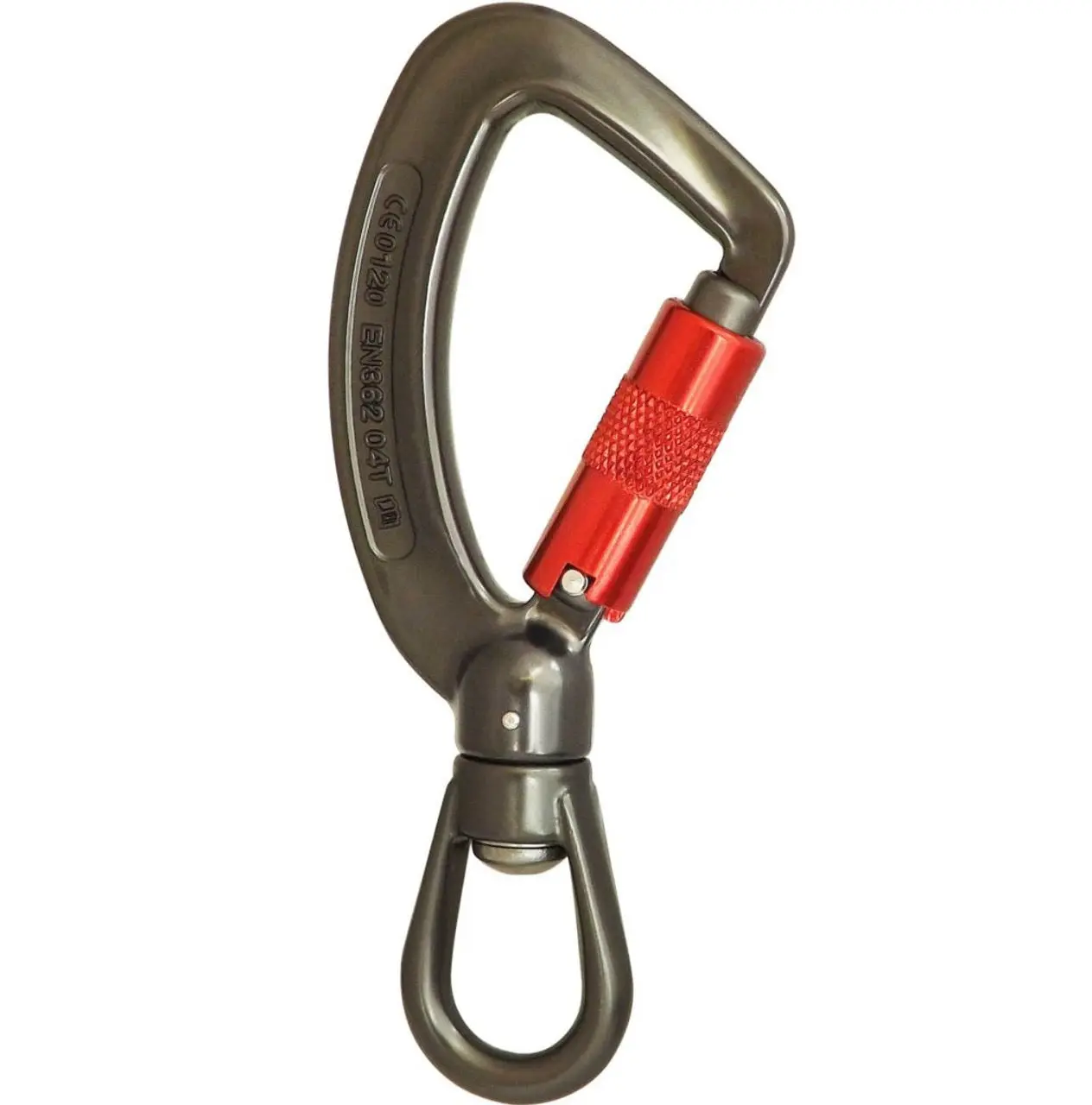 ISC Twister Swivel Eye Carabiner SUPERSAFE (3-way)