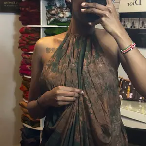 Dirty Green East African Backless Dera