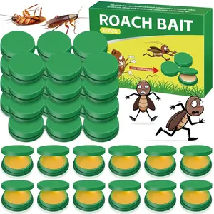 Cockroach Repellent, Powerful Cleaner for Homes, Dorms, and Kitchens Household Cockroach Killer, Cockroach Trap, Cockroach Gel Bait Pest Control Kit Rodent Deterrent Bags for Indoor and Outdoor Use(24-Pack)