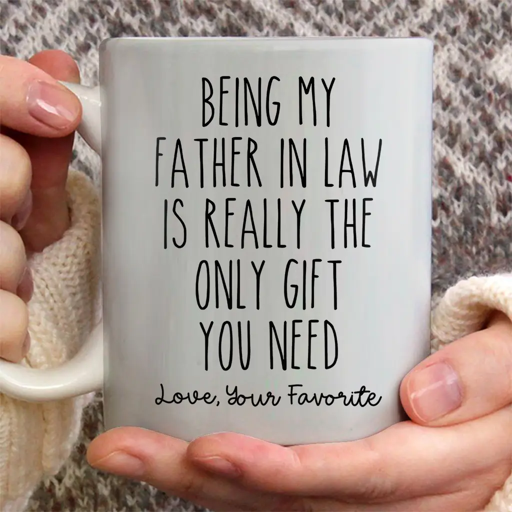 Funny Father In Law Mug, Gift For FIL, Father In Law Birthday Gift, Fathers Day Mug