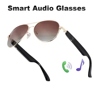PENGTENG Smart Audio Glasses, Fashion Sunglasses, Bluetooth Earphones, HIFI Music, Voice Call, Intelligent Noise Reduction, Travel, Driving, Outdoor Sports Exclusive, Smart Small Tool, Suitable for Both Men and Women, Preferred Gift