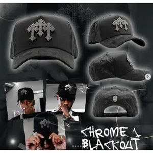 Barbas Hats x CT "Chrome 7 Last Edition" Snapback Cap Premium Streetwear Baseball Hat with 3D Metallic Embroidered Logo Unisex Luxury Urban Fashion Inspired