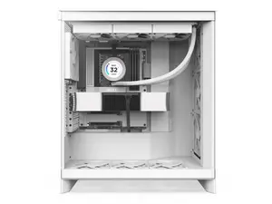 NZXT CM-H72FW-01 H7 Flow 2024 Mid-Tower Case, All White