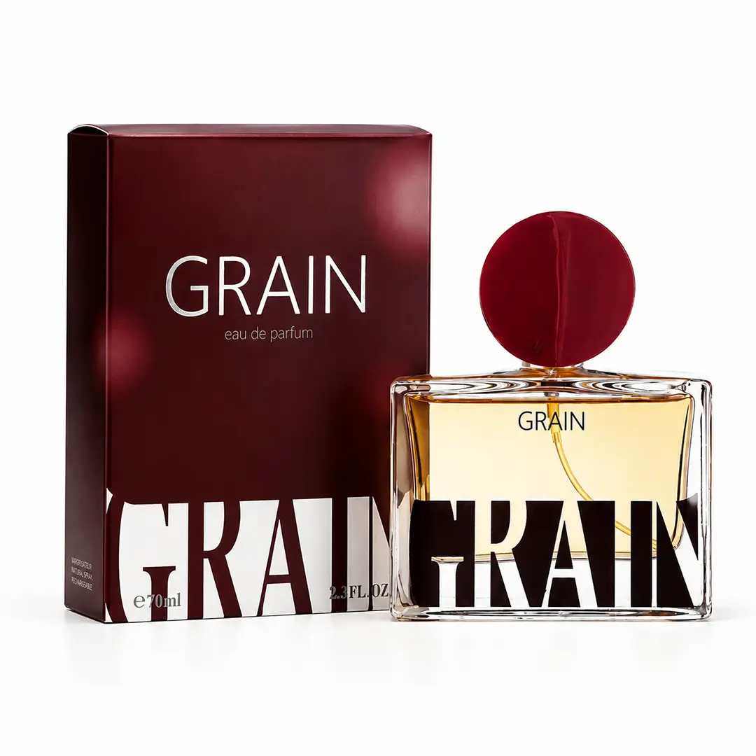 GRAIN Women’s Perfume, 70ml Eau de Parfum Natural Spray | Sweet Fruity Floral Vanilla Scent | Luxury Gift Box | Long-Lasting Fragrance for Her|date night perfume, perfume para mujeres, gift for her