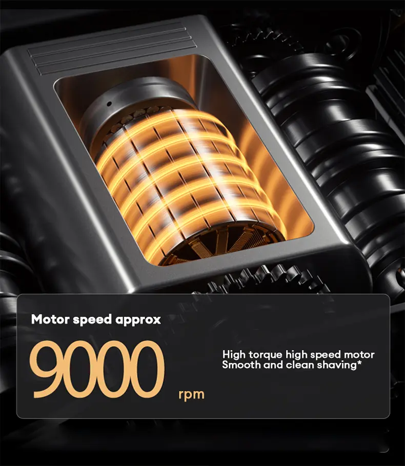 Product Introduction of PAXA Mini Electric Shaver - Magnetic Dual Blades Curved Blade Mesh Waterproof Skin-Friendly Washable Rechargeable High-Speed Motor with Long-Lasting Battery Compact Portable Facial Matte Smooth 11