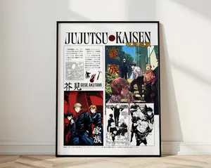 Jujutsu Kaisen Poster, Anime Inspired Wall Art, JJK Room Decor