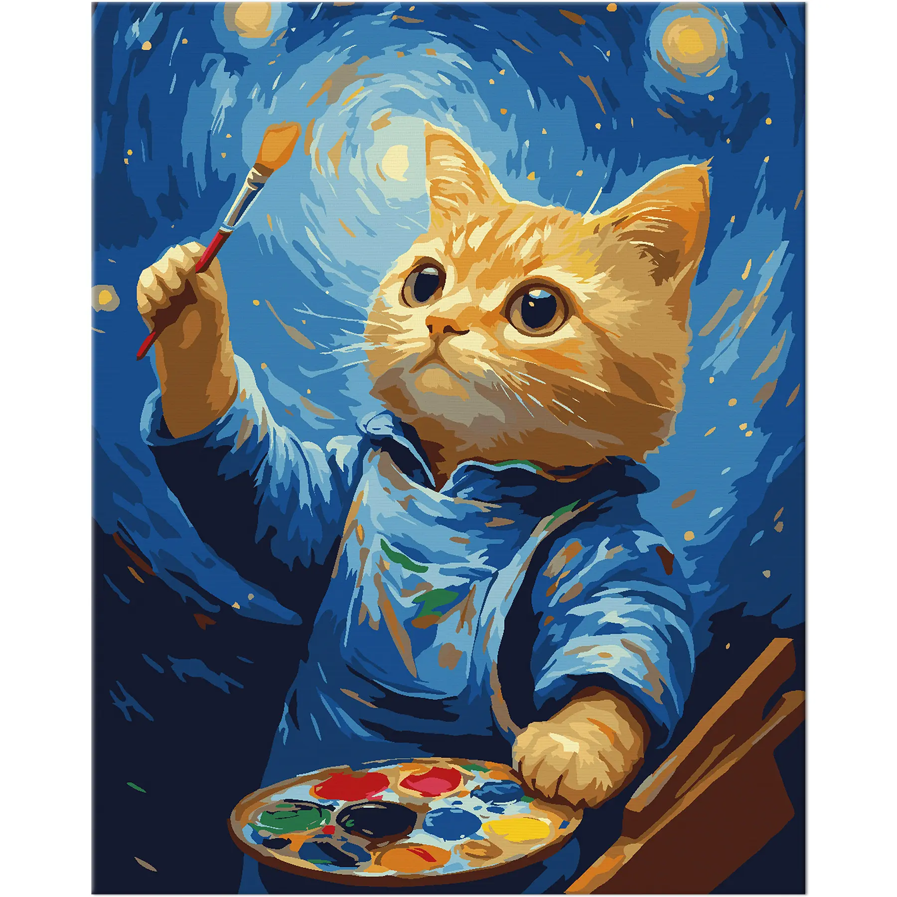 Starry Night Cat