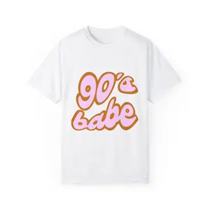 90's Babe T-Shirt, Retro Graphic Tee, Comfortable Vintage Shirt. Cotton, Tshirt, Cute Casual Fabric