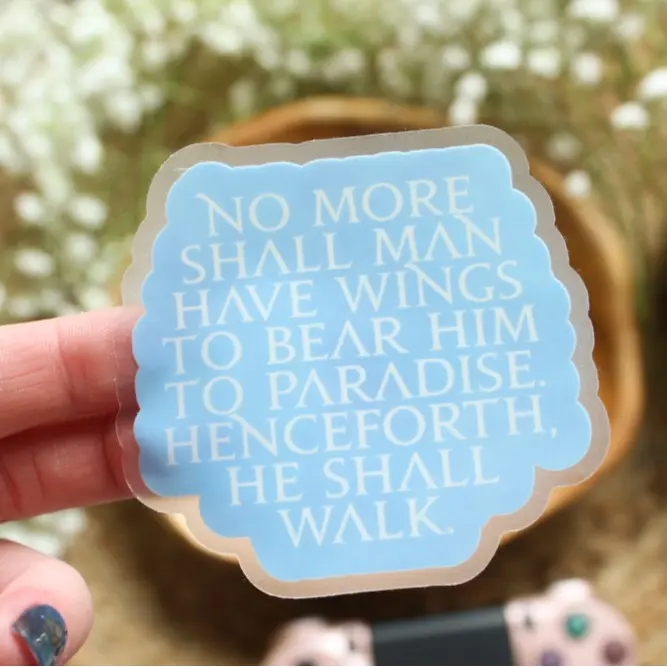 Venat Sundering Quote Waterproof Vinyl Sticker | Matte Finish | Final Fantasy XIV | FFXIV | Endwalker | 3" x 2.75"