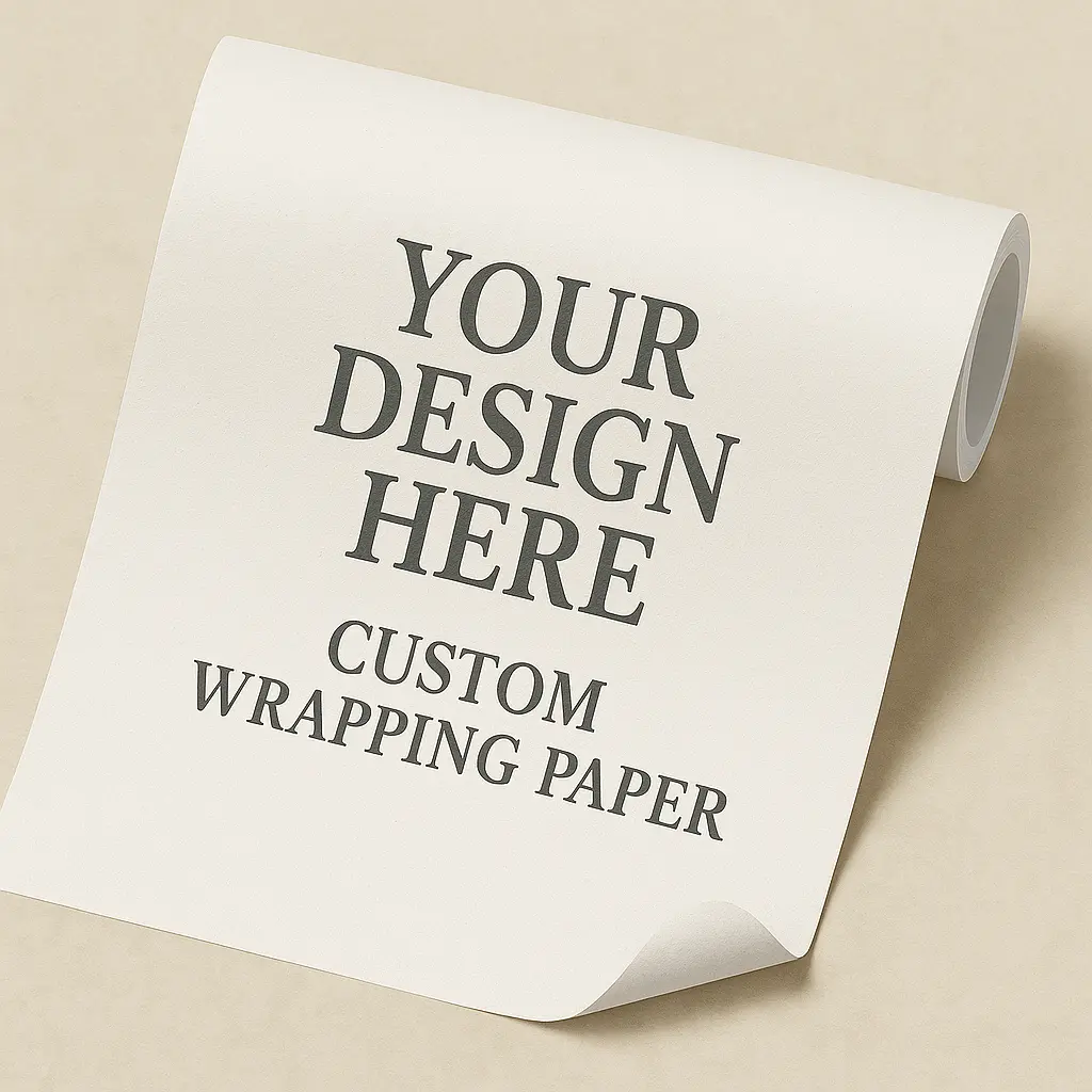 Custom & Personalized Luxury Wrapping Paper Premium Photo Collage, Business Logo. Your Design Gift Wrap
