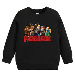 Roblox Kids Sweatshirt - Roblox Birthday Gift for Boys & Girls, 100% Cotton, Soft & Durable, Perfect for Everyday Wear, Ages 3-13, Roblox Man Face Printed