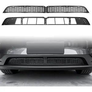 Grille Mesh Inserts for 2025-2026 Tesla New Model Y Front Air Inlet Vent Grille Cover Replacement for New Model Y Juniper (Launch Series) Accessories (Detachable Version) No 3M Sticker Needed