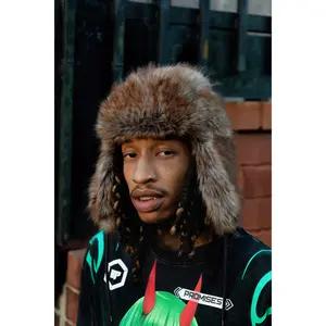 Graveyard Faux Fur Trapper Hat