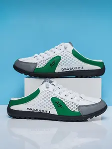 Men's Fashion Casual Half Slipper Sneaker Slippers Breathable, Comfortable and Stylish Footwear for Daily Wear, Perfect for Home and Office Use