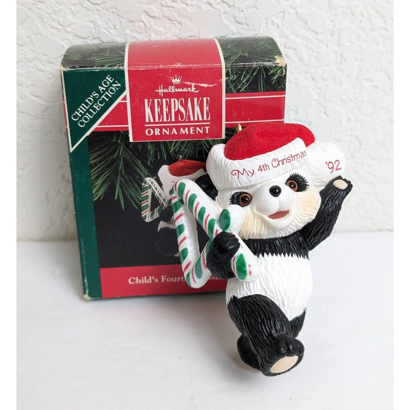My 4th Christmas 1992 Hallmark Christmas Ornament (New Old Stock)