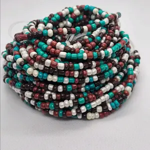 Afrocentric waist beads tie on 50 inch
