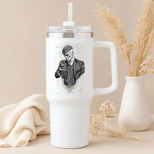 Peaky Blinder 1 side Tumbler 40 oz, Peaky Blinders British Drama, Tommy Shelby