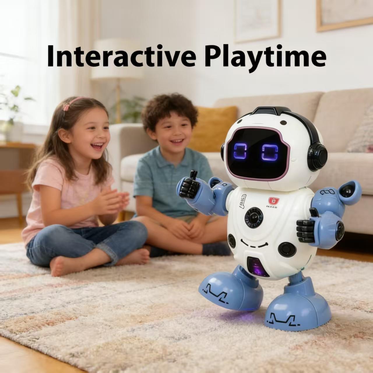 Juneteenth Celebration Dancing Robot Toy | Interactive Electronic Robot with LED Lights for Holiday Gatherings,Interactive Dancing Toy for Kids' Playdates, Family Nights & Everyday Fun