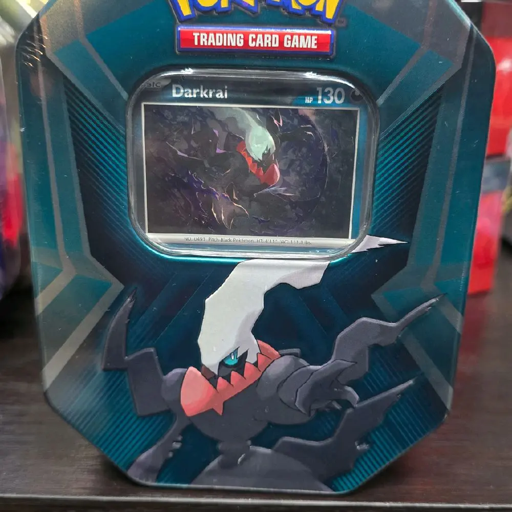 Pokmon Triple Whammy Tin Includes Promo and 3 Booster Packs Collectible  Trading Card Game Featuring Tyranitar, Darkrai or Slaking - TikTok Shop