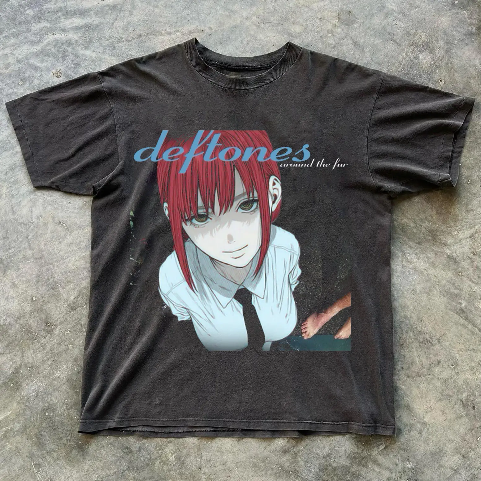 Deftones Chainsaw Man Shirt, Makima Anime Graphic Tee, Y2K Nu Metal Grunge T Shirt, Vintage Alternative Streetwear, Unisex Gift