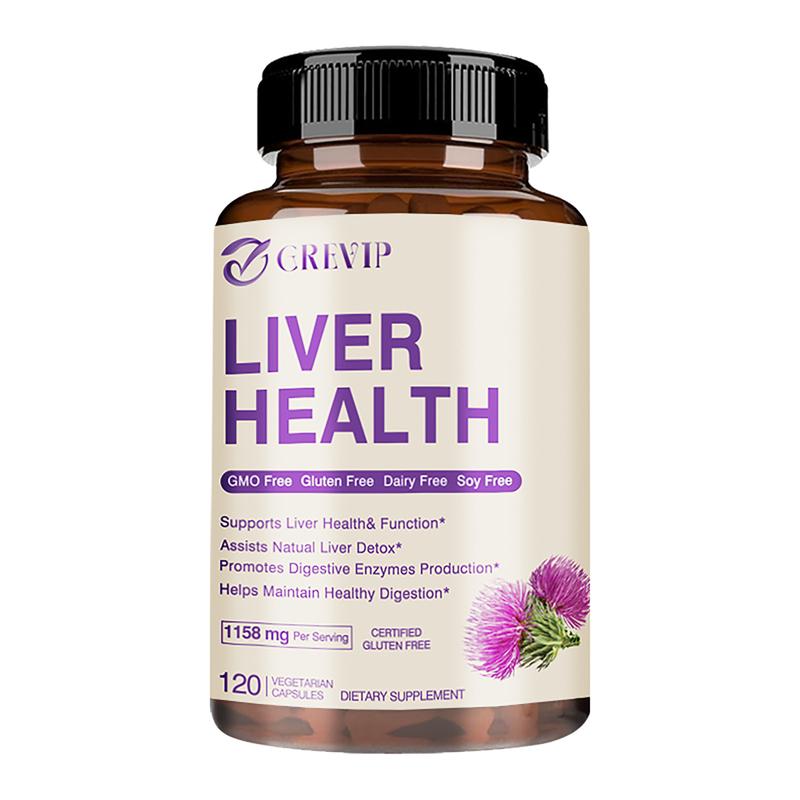 Liver Detox & Repair - Milk Thistle Extract Liver Health Formula for Liver Detox - Liver Capsules with Turmeric, Ginger, Dandelion, Zinc and More