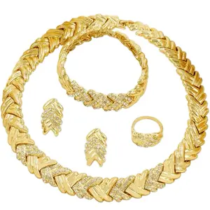 18 Karat Gold Plated Jewelry Set