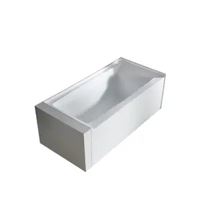 Turin 60 Skirted Acrylic Bathtub, Right Drain And Overflow