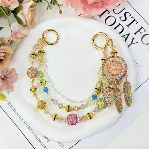Dreamcatcher Style Bag Charm,Delicate Handbag Pendant Accessory for Women, Detachable,Pretty Mother's Day Gift,Ideal Birthday Gift for Girls & Women,Summervibes