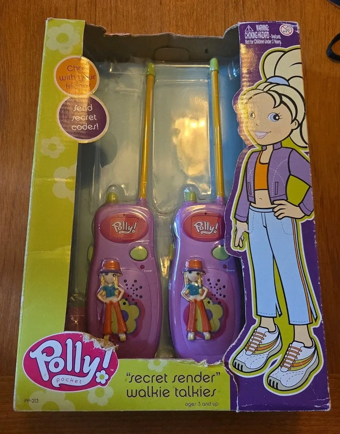 Polly Pocket 2004 Walkie Talkies with Morse Code Feature