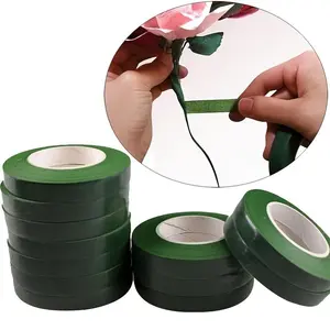 3 pcs DIY Green Florist Item Adhesive Flower Tape Craft Tape