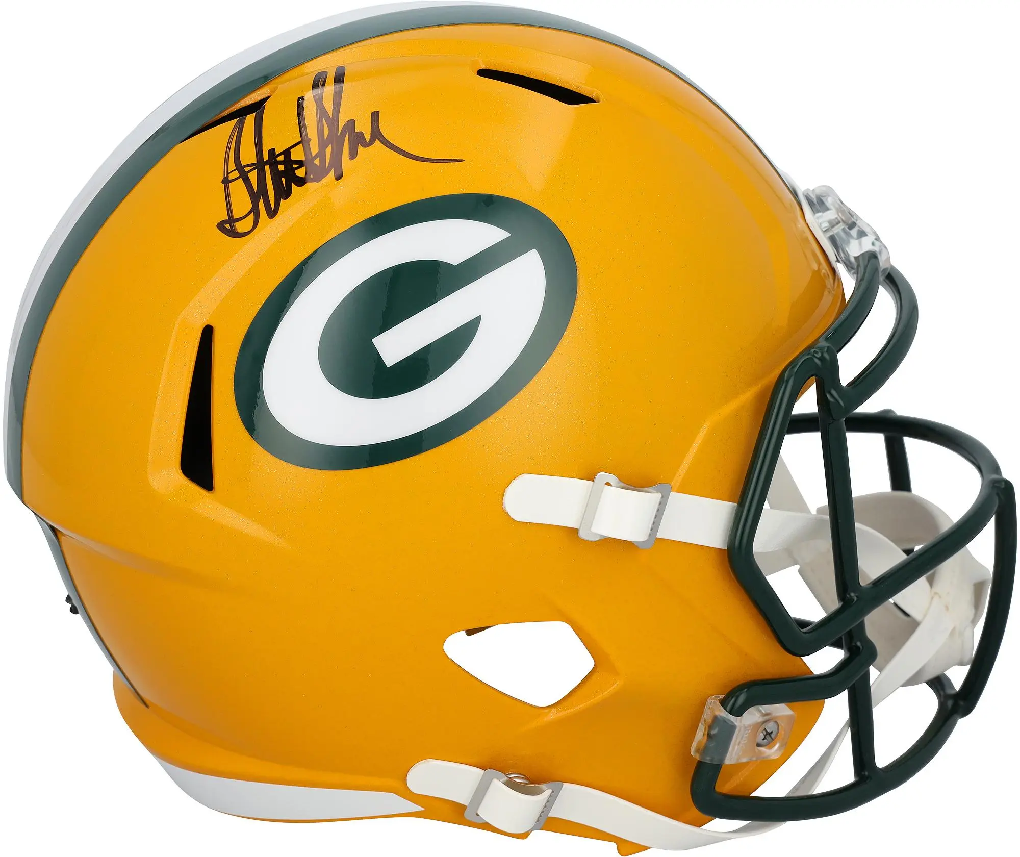 Sterling Sharpe Green Bay Packers Autographed Riddell Speed Replica Helmet - Fanatics Authentic Certified