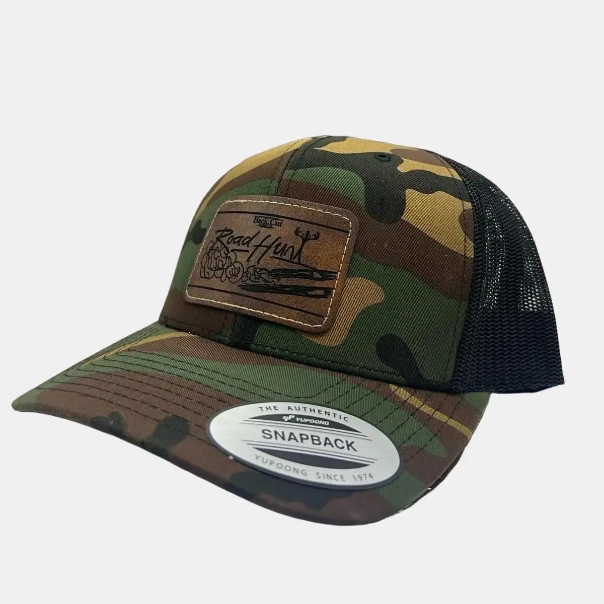 Road Hunt Five Panel Trucker Hat made with High-Quality Materials for Men and Women
