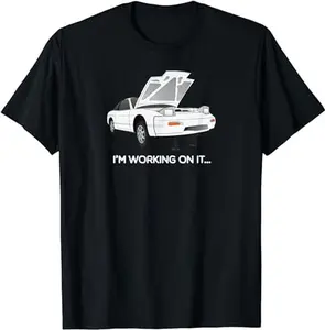 240sx S13 Hatch I'm Working On It Graphic T-Shirt Jdm car